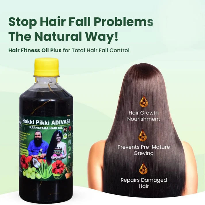 Original Adivasi Hakki Pikki Herbal Hair Oil