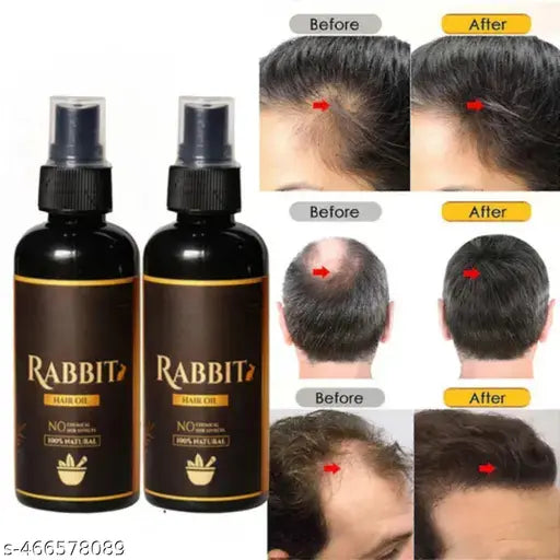 Rabbit Herbal Hair Oil - 100% Effective!