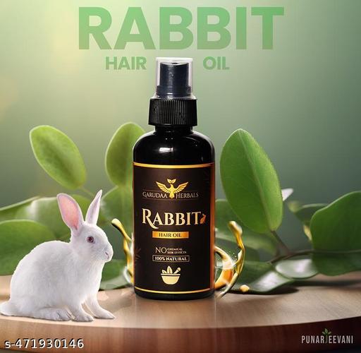 Rabbit Herbal Hair Oil - 100% Effective!